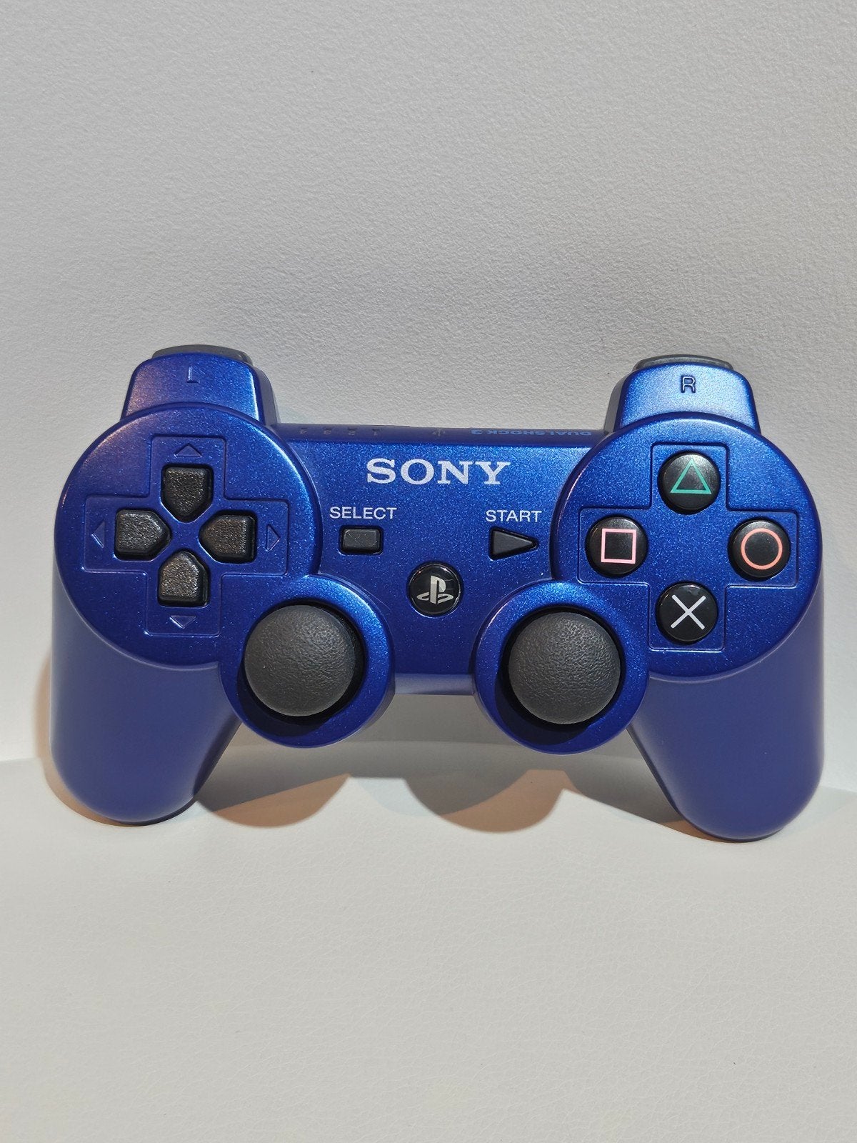 Sony PS3 Metallic Blue controller, Spelcomputers en Games, PlayStation 3, Ophalen of Verzenden, Zo goed als nieuw, Controller