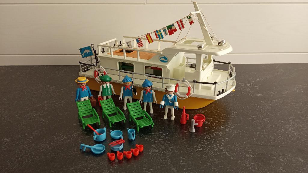 Playmobil Woonboot met vele toebehoren, Ophalen of Verzenden, Gebruikt, Complete set