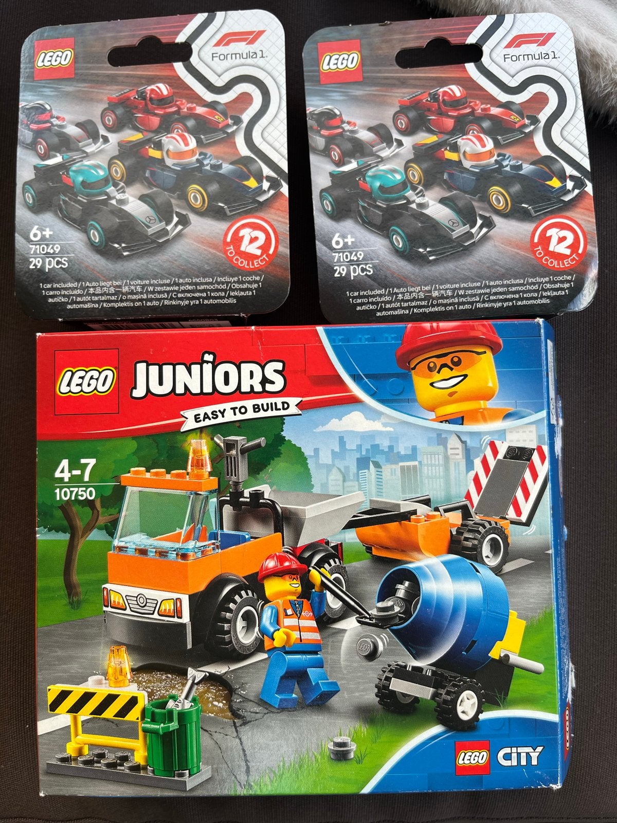 LEGO Juniors 10750 & 2x LEGO Formula 1 71049 Nieuw, Ophalen, Gebruikt, Overige merken