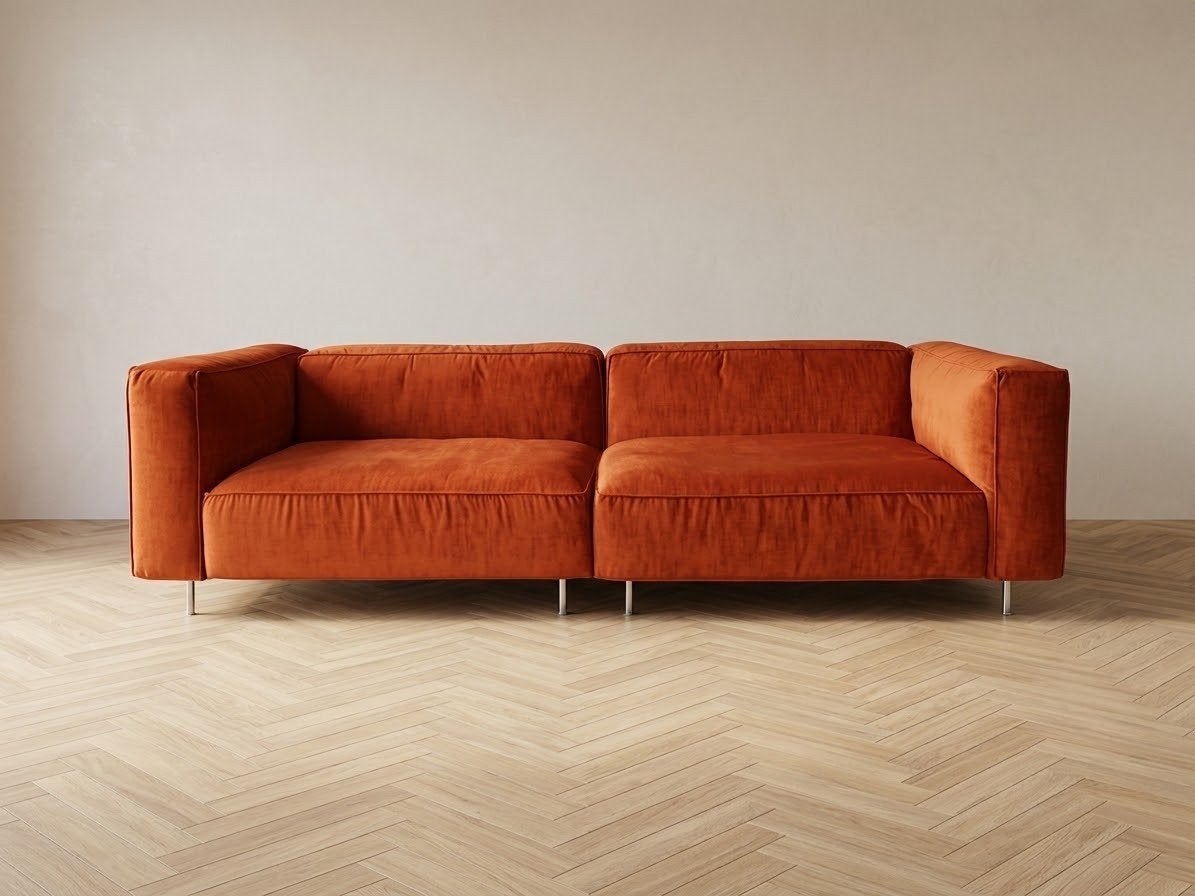 Gelderland 6400 | roestbruin velvet | Opnieuw bekleed, 250 tot 300 cm, Info@andriesign.nl, 75 tot 100 cm, Ophalen of Verzenden