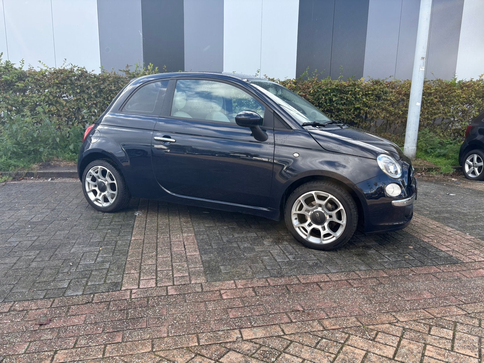 Fiat 500 0.9 Twinair 2011 Blauw, Auto's, Voorwielaandrijving, Stof, 905 kg, 24 km/l