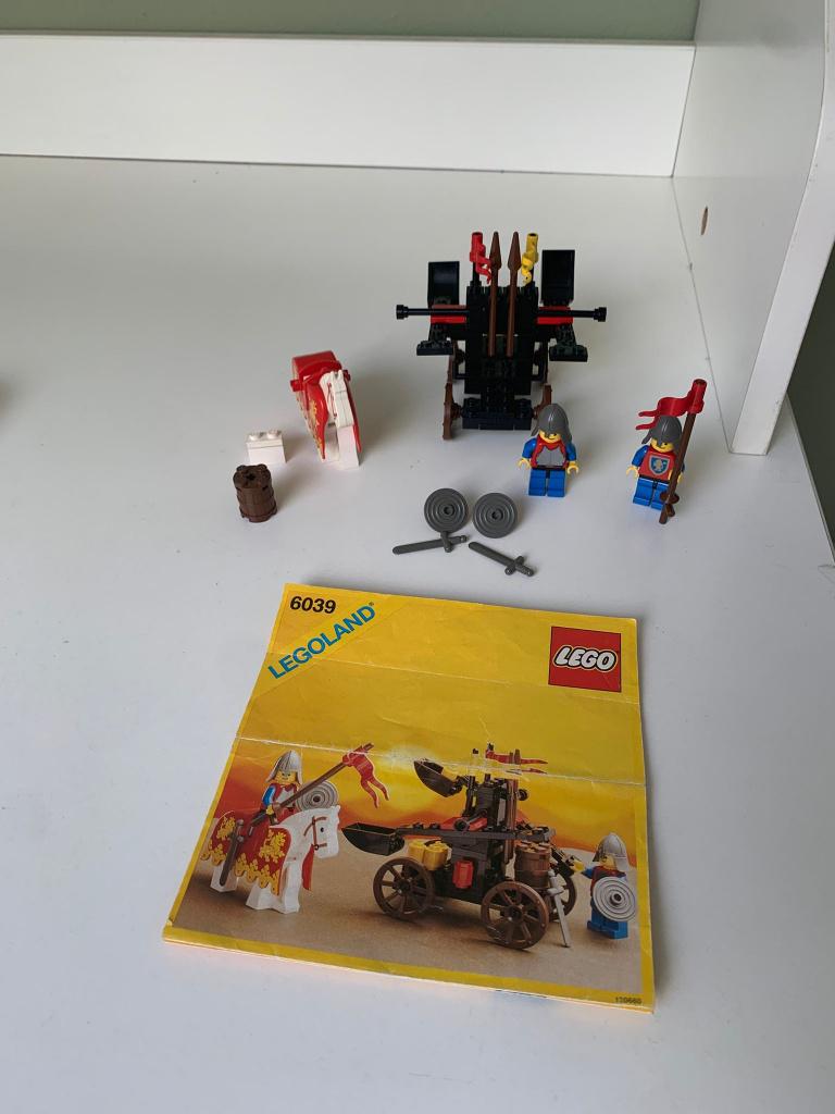 Lego Castle 6039 Twin-Arm Launcher, Gebruikt, Lego, Ophalen of Verzenden, Compleet