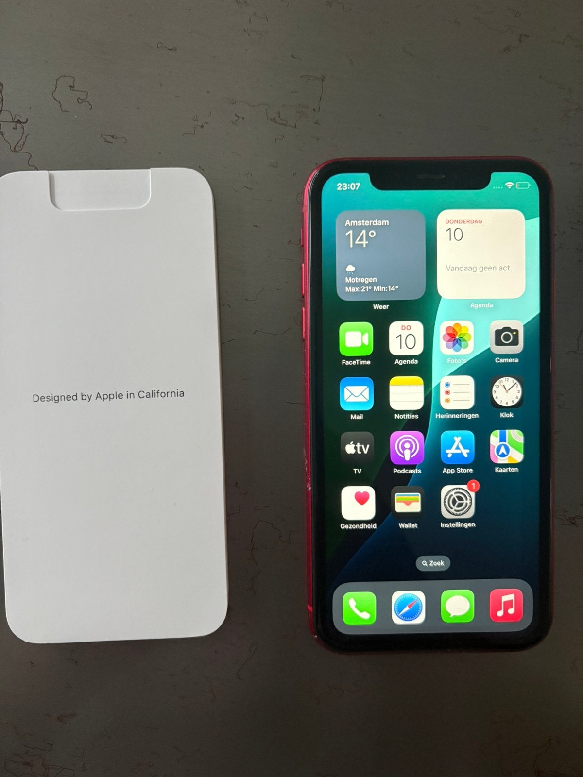 Apple Iphone 11, Telecommunicatie, 75 %, Zonder abonnement, Rood, 128 GB