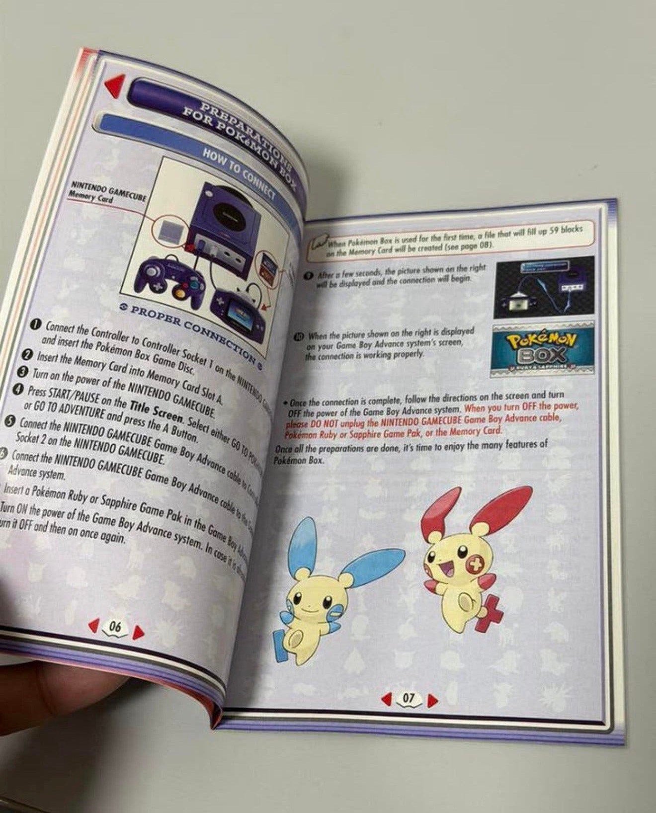 Pokemon Box Ruby & Sapphire GameCube Handleiding PAL boekje, P, P, Ophalen of Verzenden, Zo goed als nieuw