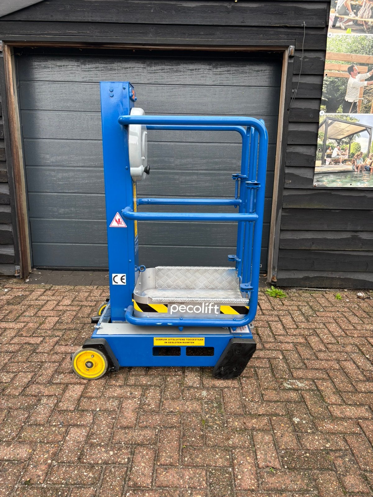 JLG Pecolift Manueel 3.50m, Ophalen