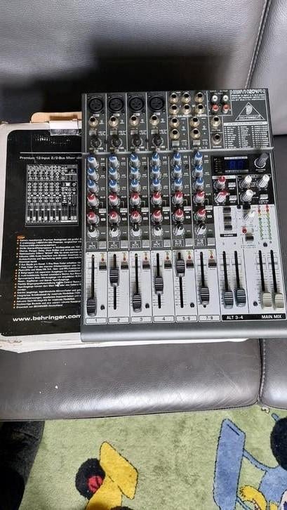 Behringer Xenyx 1204FX Mixer - Premium 12-Input 2/2-Bus, Muziek en Instrumenten, Mengpanelen, Ophalen of Verzenden, Gebruikt, 10 tot 20 kanalen