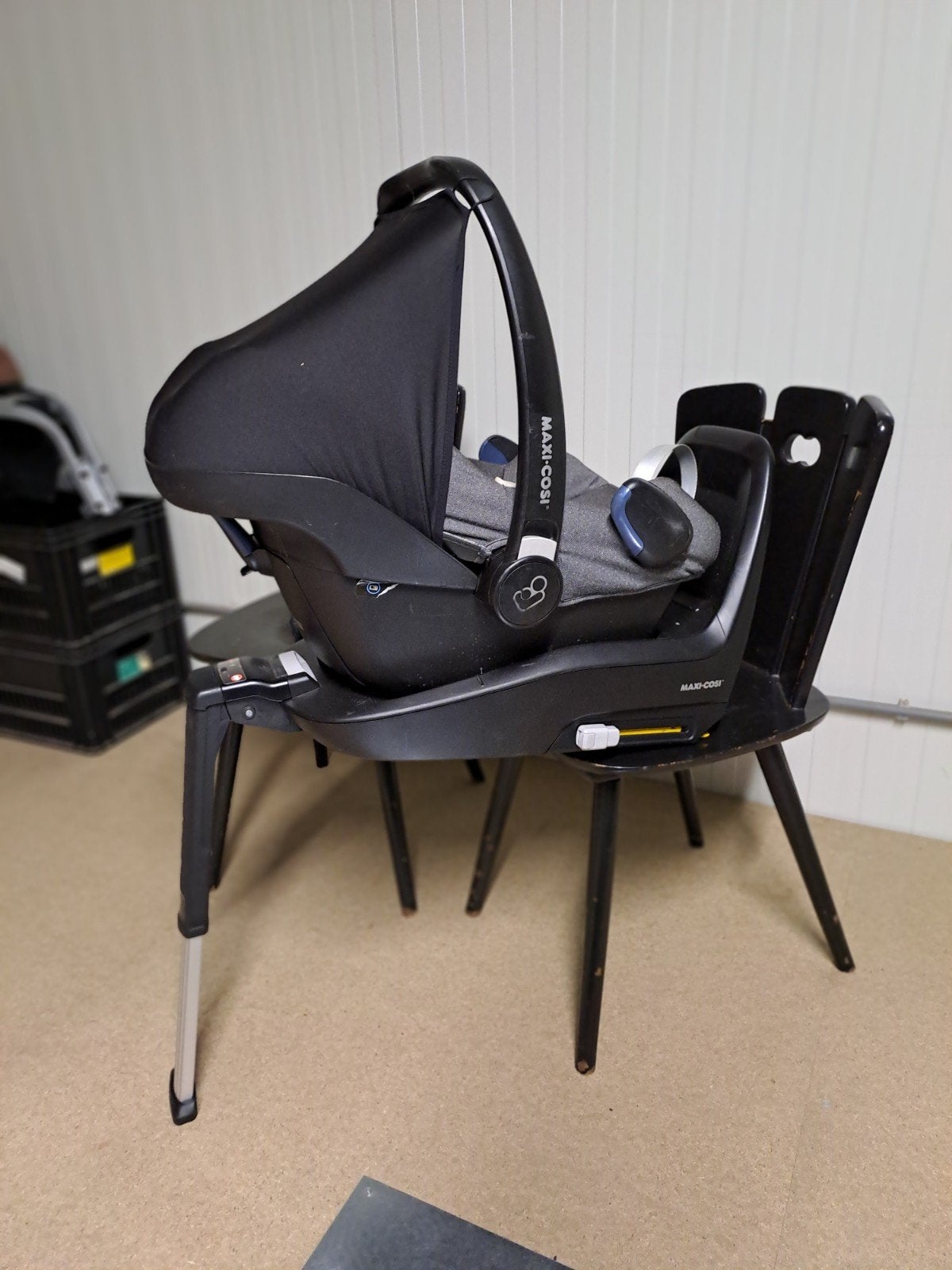maxi Cosi Irock met Ibase (isofix), Ophalen, Zo goed als nieuw, Isofix, 0 t/m 13 kg