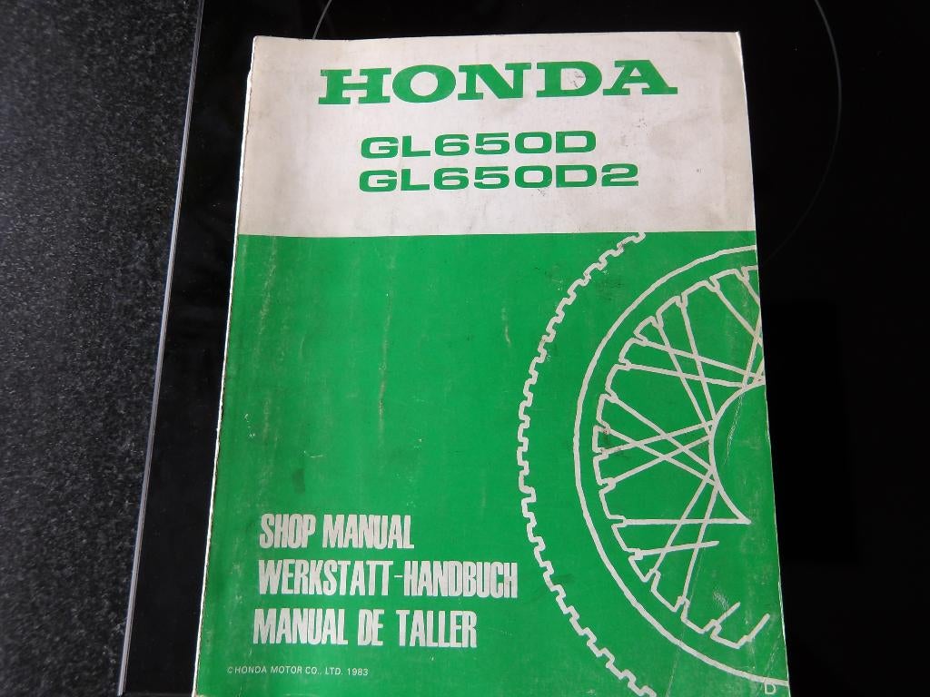 Werkplaatshandboek Honda GL650 D GL650D2 1983, Motoren, Verzenden, Honda