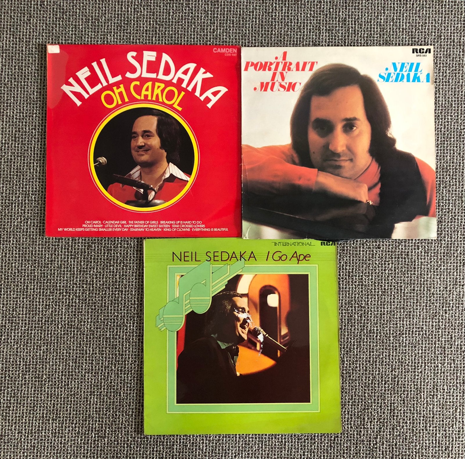 Neil Sedaka 3 lp’s, Ophalen, Gebruikt, 12 inch