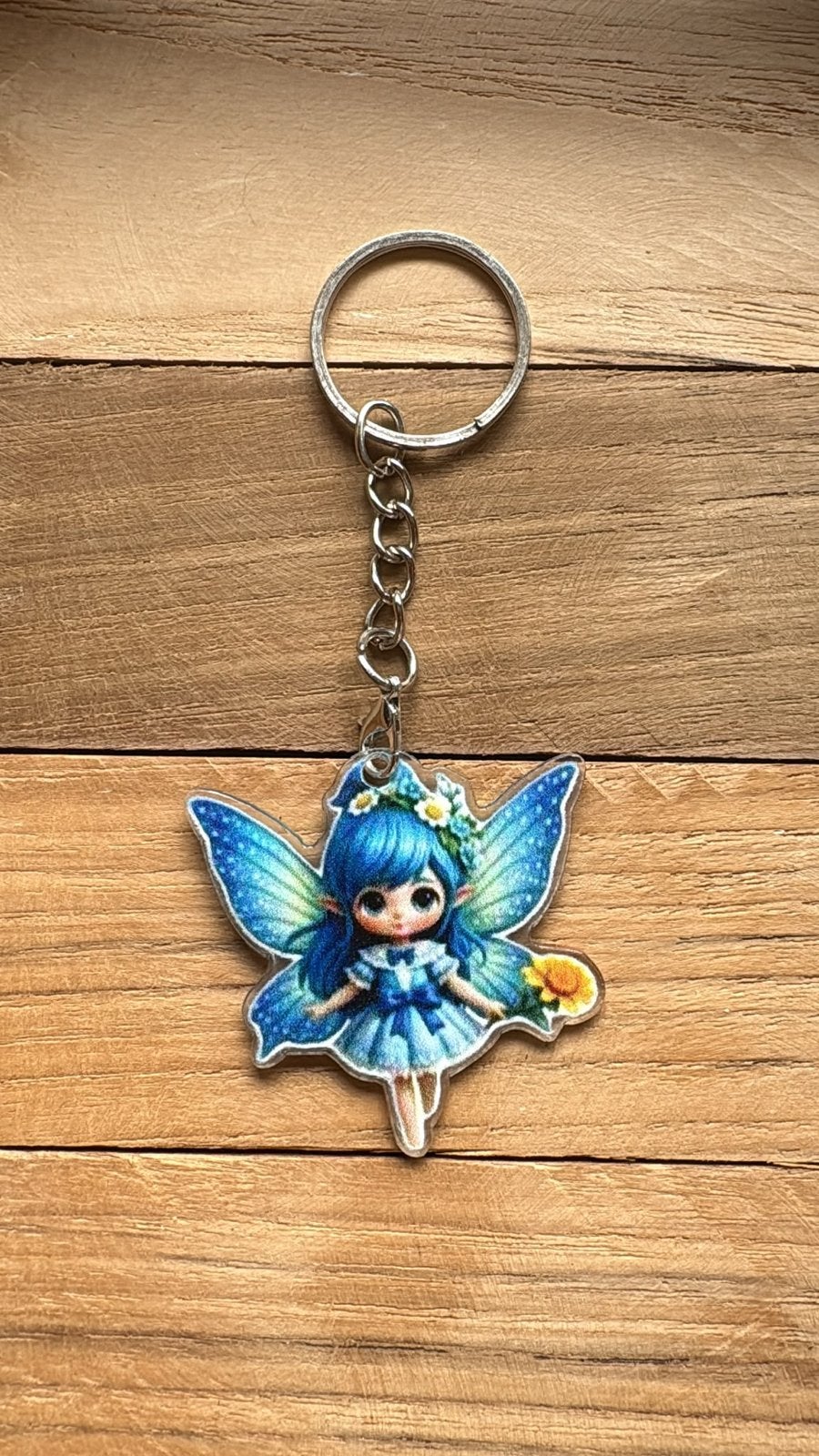 Nieuwe sleutelhanger met schattig elfje, Verzenden, Nieuw, Knuffel of Figuurtje