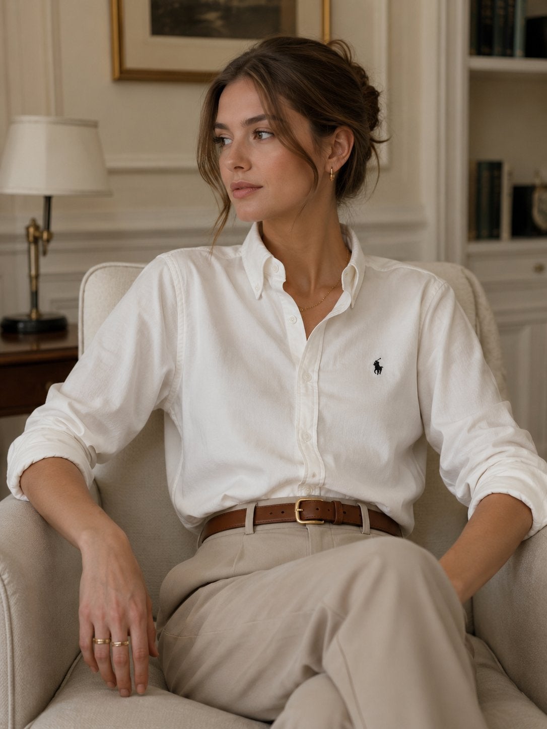 Nieuw Ralph Lauren overhemd voor dames, Ophalen of Verzenden, Nieuw, Maat 36 (S), Wit