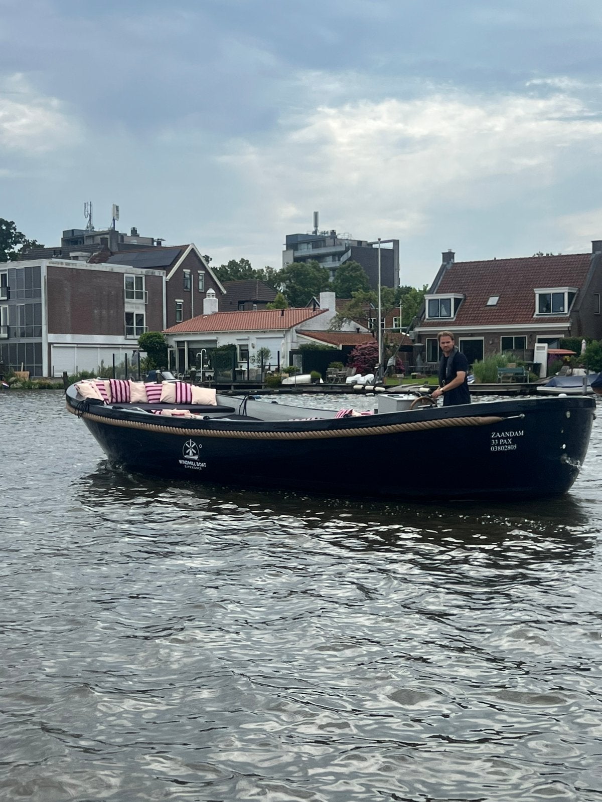 Open rondvaartboot Louise 38 pax te koop, Watersport en Boten, Ophalen, Zo goed als nieuw, Boegschroef