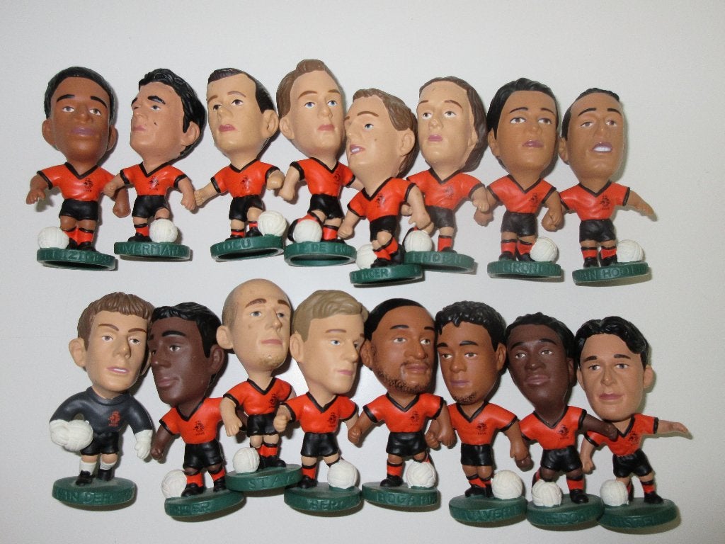 19  voetbalfiguurtjes Team Holland WK 1998, Ophalen of Verzenden, Zo goed als nieuw