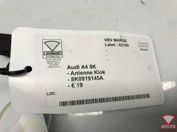 audi a4 8k antenne klok 8k0919145a, Gebruikt, AUDI AG, Auto-Union-Strasse 1
85045  Ingolstadt, DE, Kundenbetreuung@audi.de