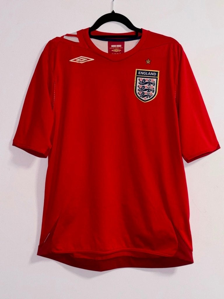 Origineel Engeland 2006-08 Uit shirt - Maat L - 8/10, Ophalen of Verzenden, Zo goed als nieuw, Maat 52/54 (L), Voetbal