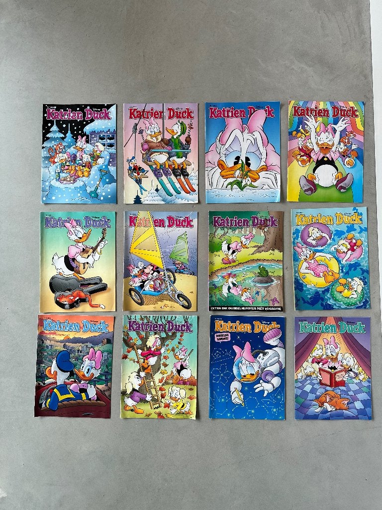 Katrien Duck complete jaargang 2023 — 12 nummers, Boeken, Complete serie of reeks, Walt Disney, Ophalen of Verzenden, Zo goed als nieuw