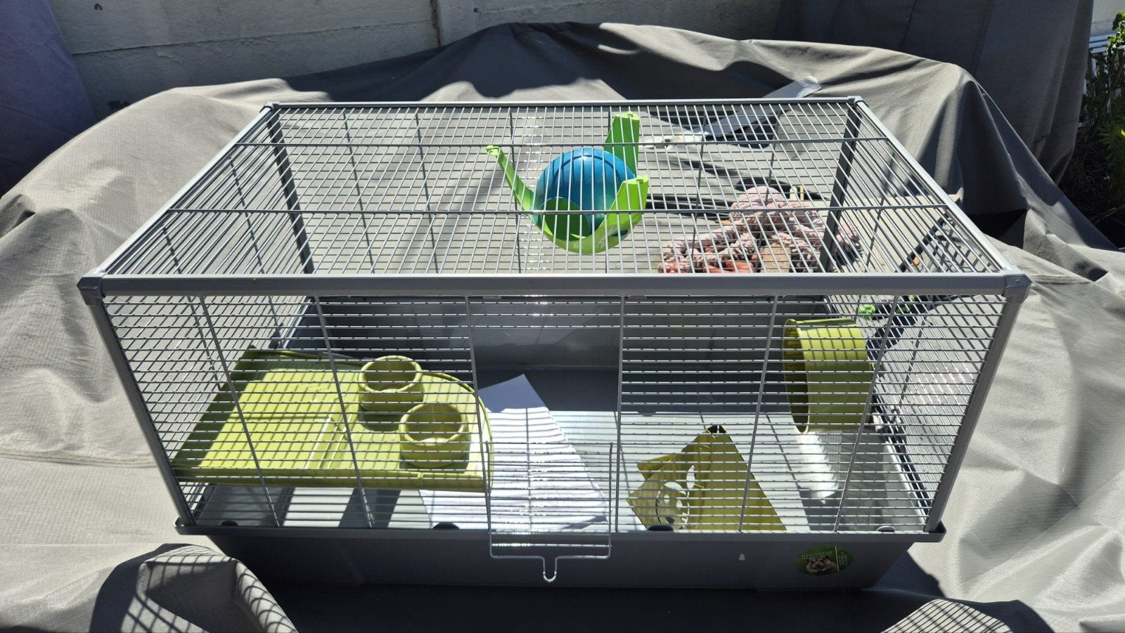 hamster/ratten kooi ZSMW!!, Dieren en Toebehoren, Kooi, Minder dan 75 cm, Zo goed als nieuw, Hamster