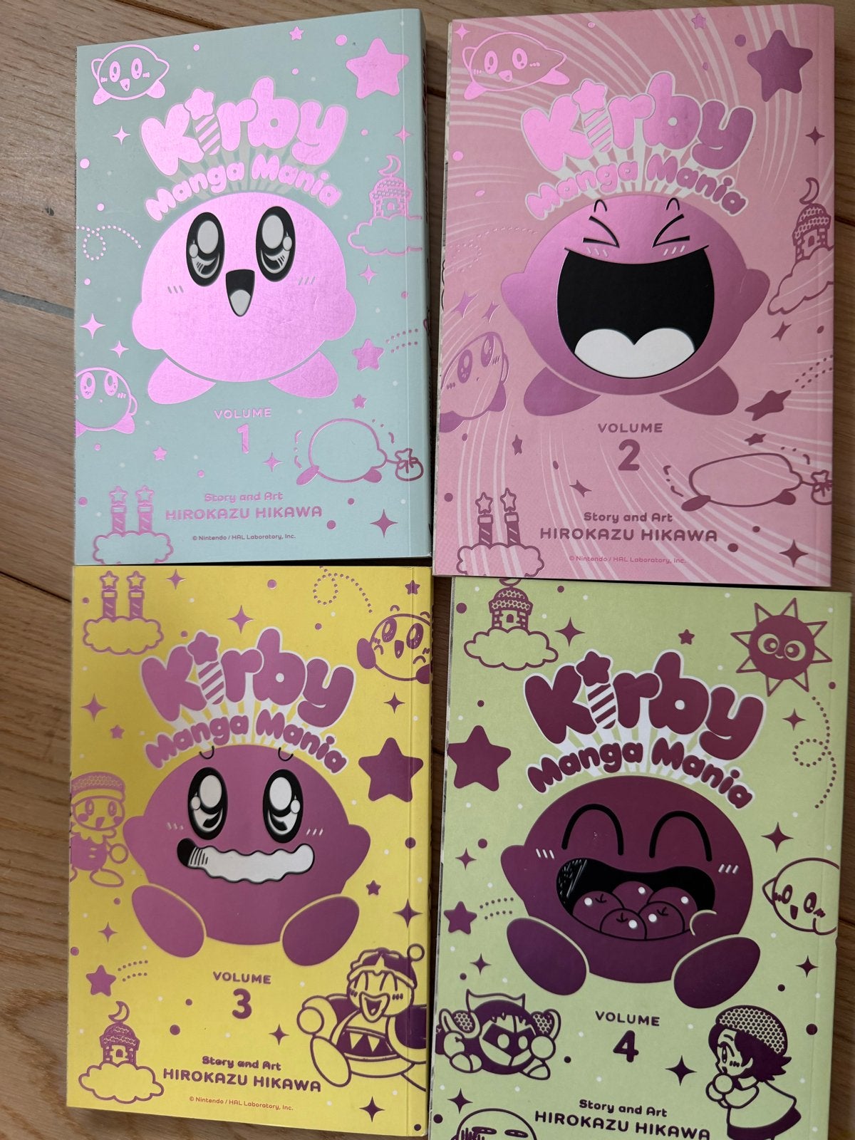 Kirby Manga Mania - Complete set (deel 1 t/m 4), Complete serie of reeks, Ophalen of Verzenden, Zo goed als nieuw