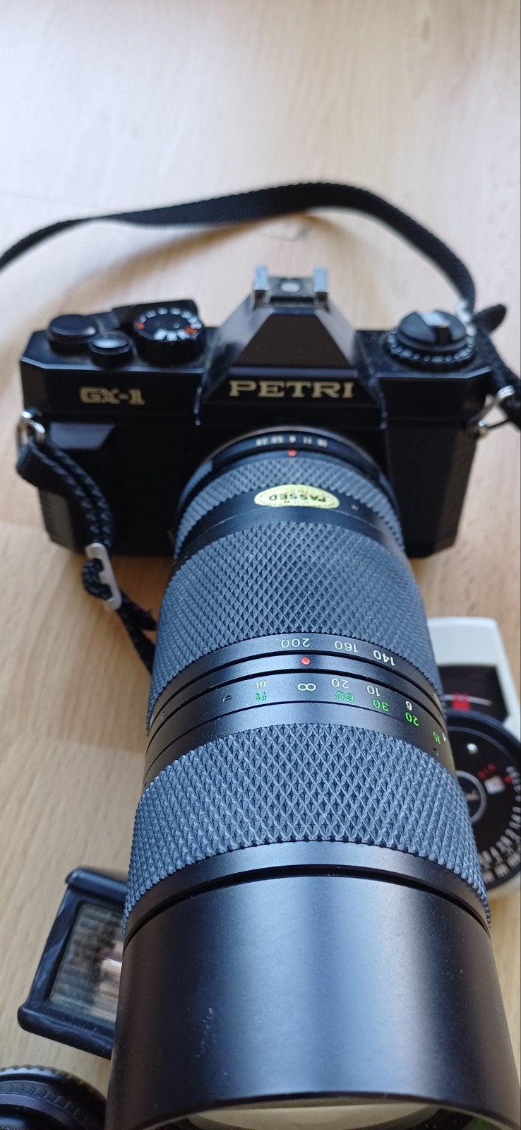 Petri GX-1 Spiegelreflexcamera met accessoires, Audio, Tv en Foto, Ophalen of Verzenden, Gebruikt, Spiegelreflex, Overige Merken