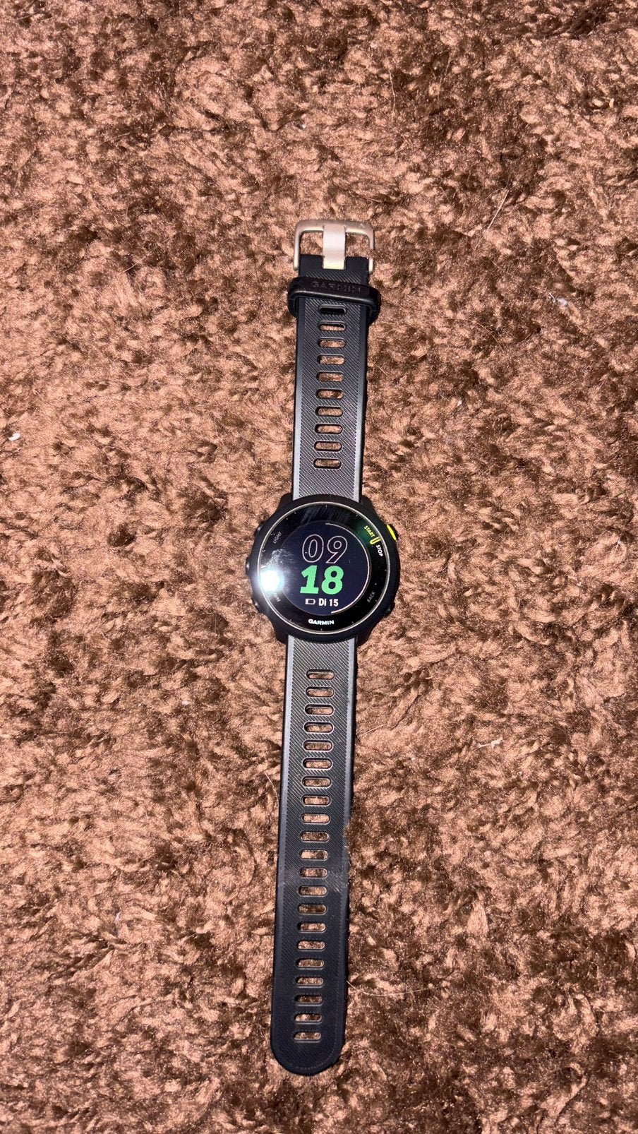Garmin forerunner 55 zwart, Zwart, Ophalen of Verzenden, Zo goed als nieuw, Waterdicht