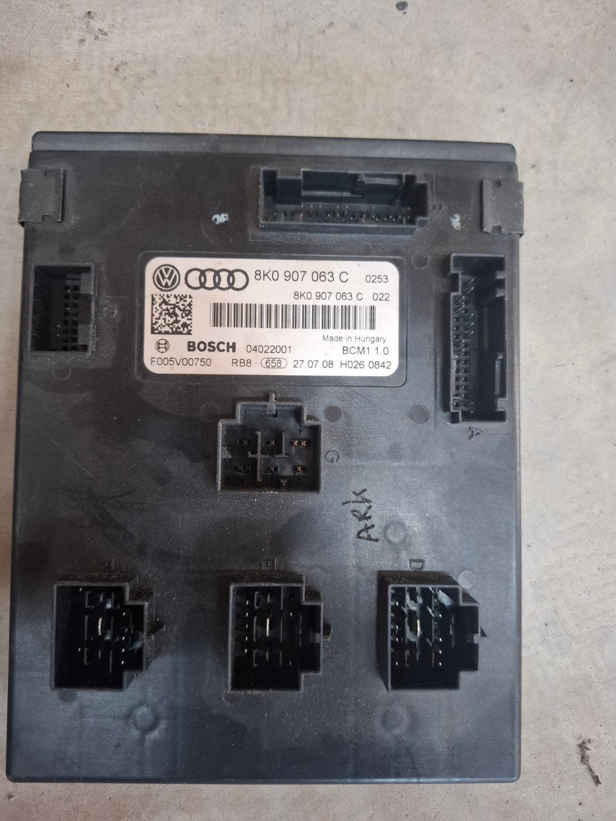 BCM/body control audi a4 8K0907063C, Ophalen of Verzenden, Audi