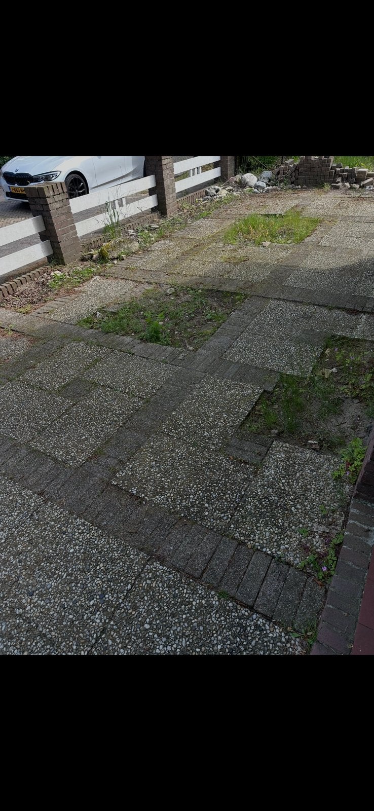 Gratis; grintegels, klinkers., Tuin en Terras, Tegels en Klinkers, Ophalen, Gebruikt, Beton, Klinkers