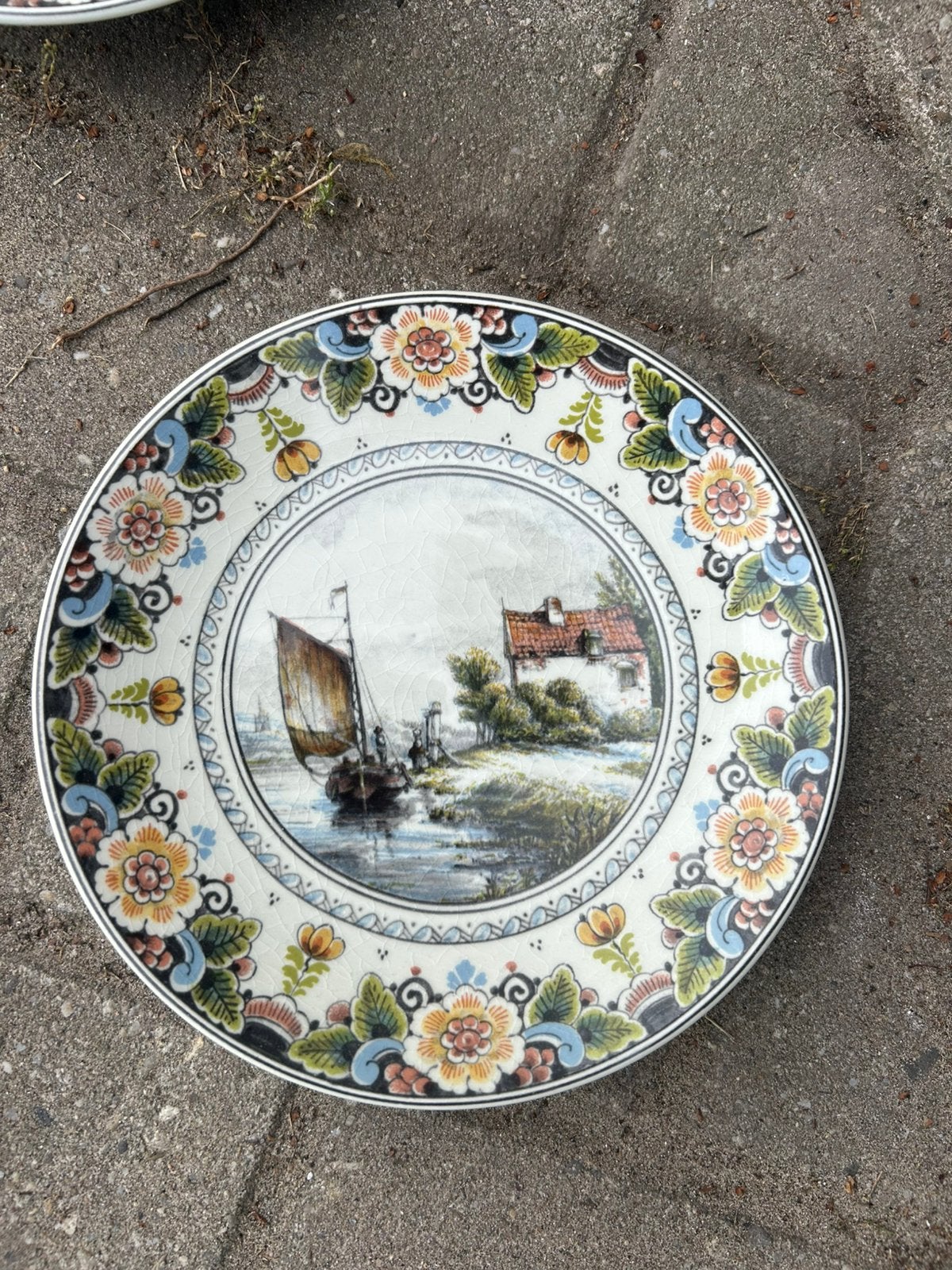 Origineel Delfts Polychrome – Handwerk”, Antiek en Kunst, Ophalen of Verzenden