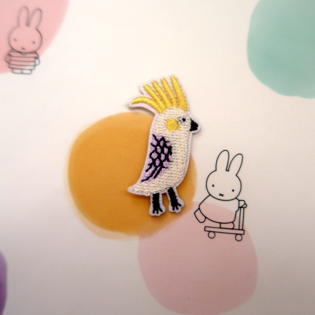 Kaketoe Dieren opstrijkplaatje Patch Badge Applique, Verzenden, Nieuw, Overige applicaties