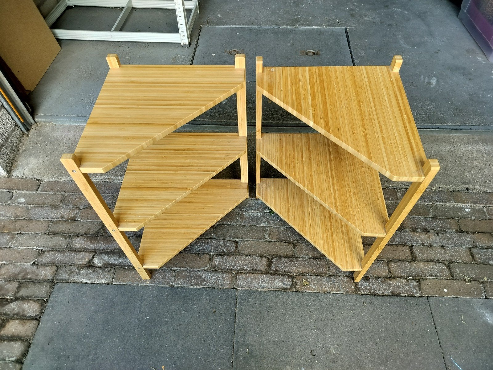 IKEA Ragrund hoektafels (2x), Ophalen, Zo goed als nieuw
