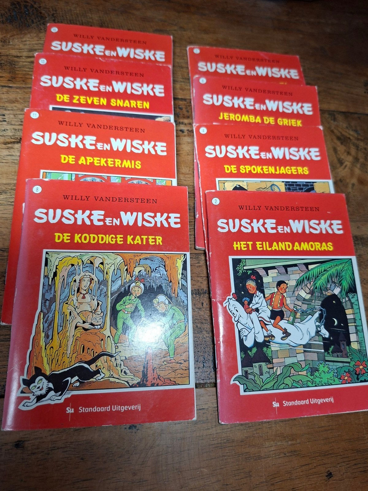 8 Suske en Wiske mini-uitgaven - Diverse titels, Meerdere stripboeken, Ophalen of Verzenden, Gelezen