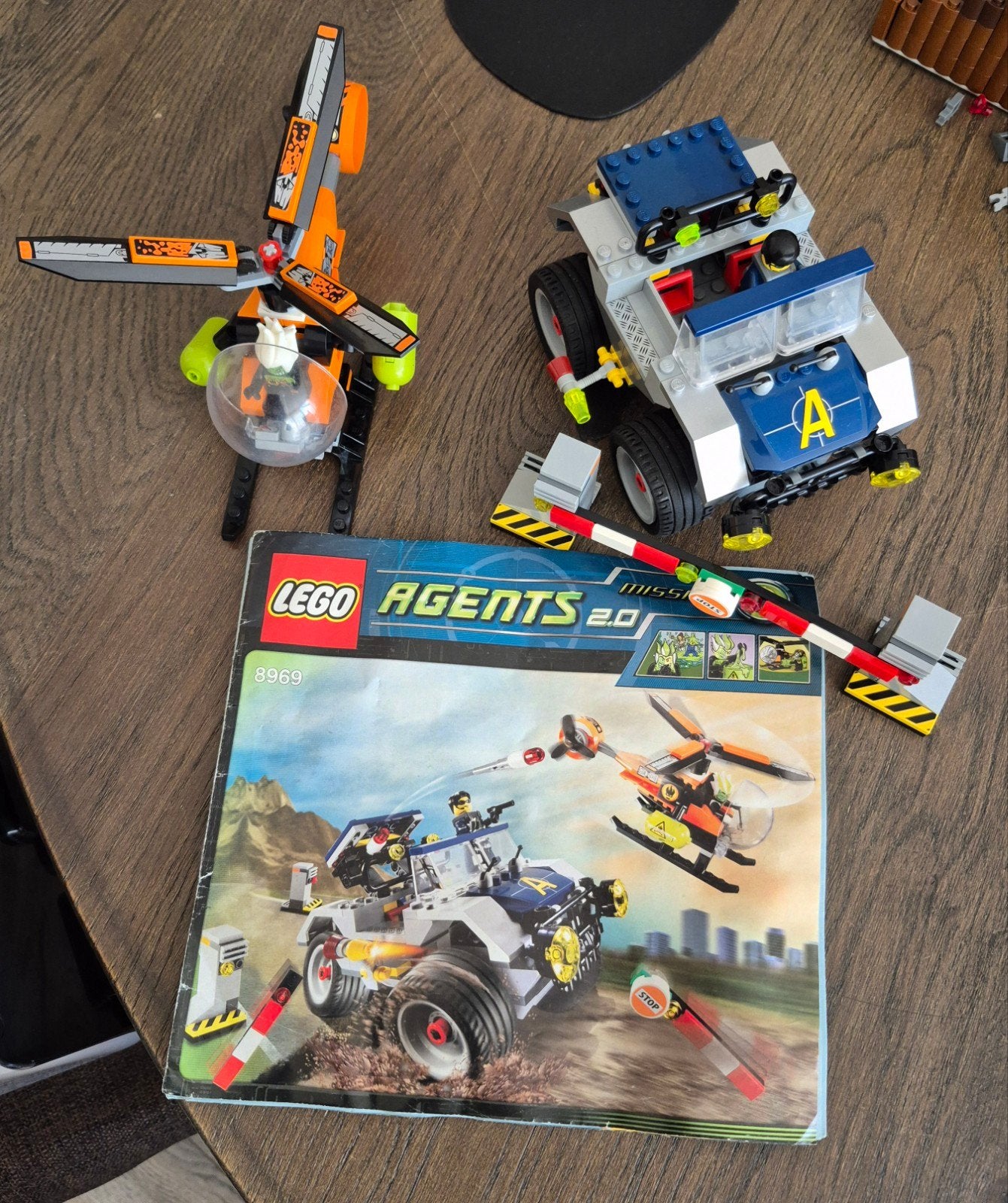 LEGO Agents 2.0 set 8969: River Heist met helikopter en auto, Ophalen, Overige thema's, Lego, Complete set