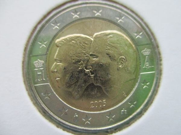 (vaw4025) 2005 Belgie 2 euro Belg.-Luxemb. Econ. Unie (UNC), Postzegels en Munten, Ophalen of Verzenden, België, 2 euro, Losse munt