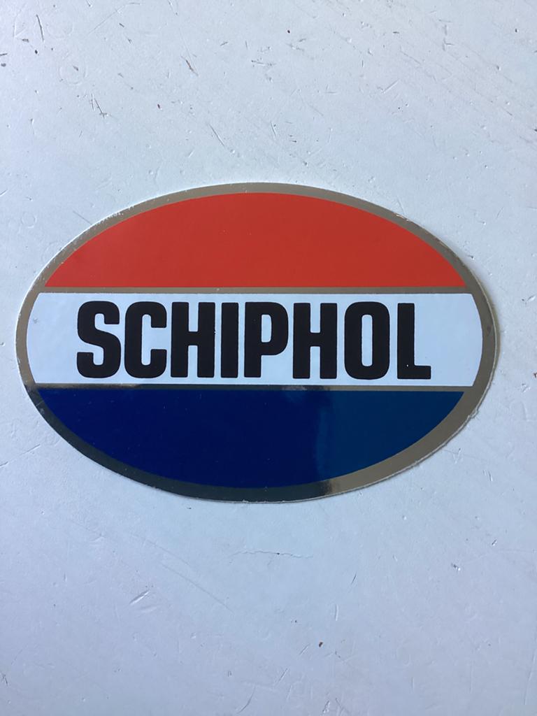 Foliesticker Schiphol, Verzenden, Zo goed als nieuw