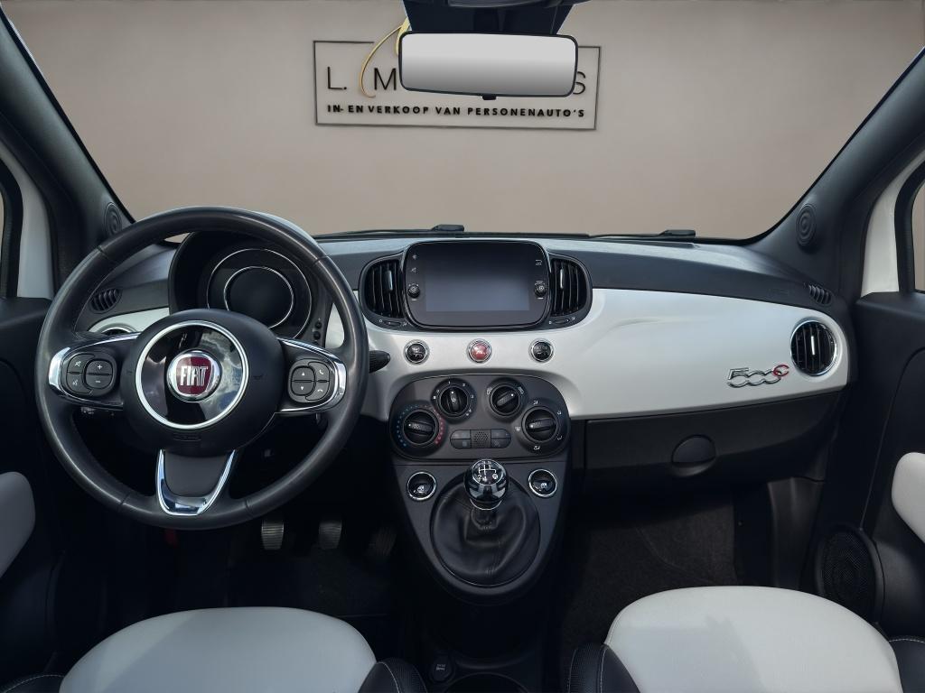 Fiat 500C 1.2 Star 2020 WIT PARELMOER | Cabrio | Navigatie |, Keurmerk '100% Onderhouden', Gebruikt, 4 cilinders, Cabriolet