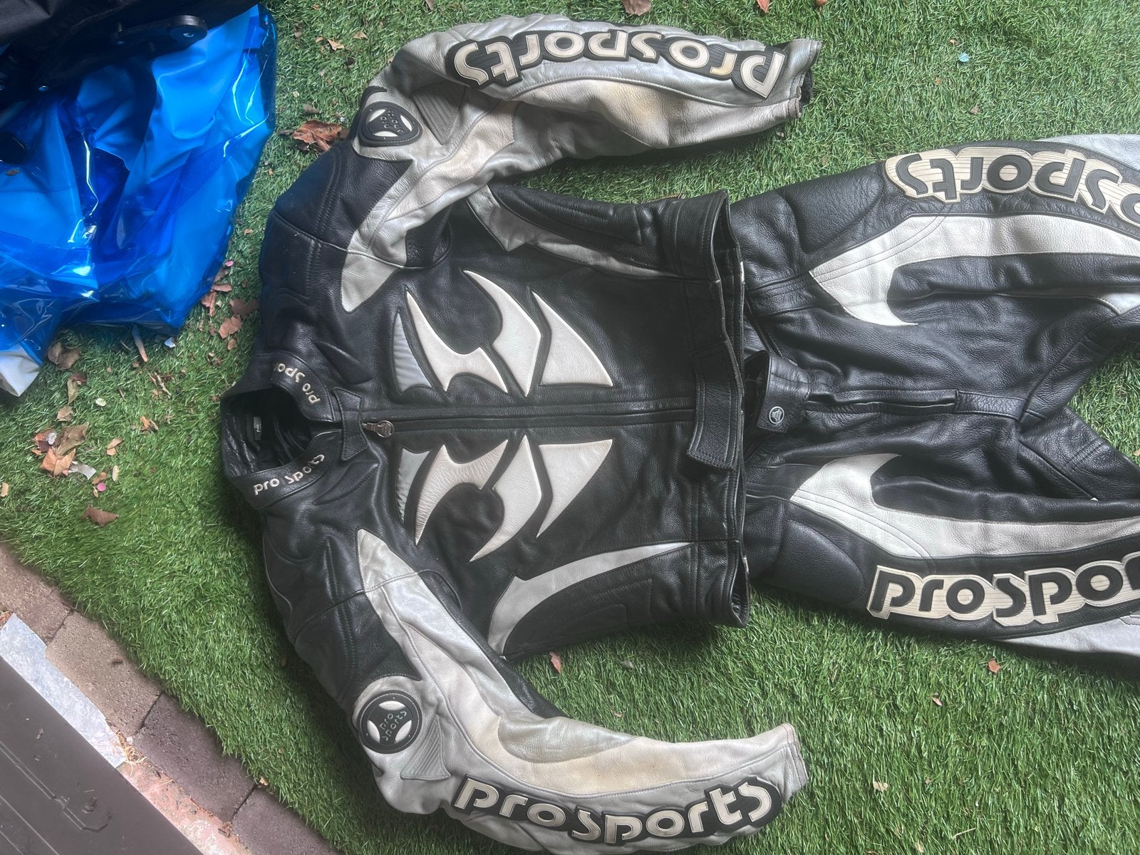 Evolution Pro Sports leren combipak (jas en broek), Ophalen of Verzenden, Tweedehands, Heren, Combipak