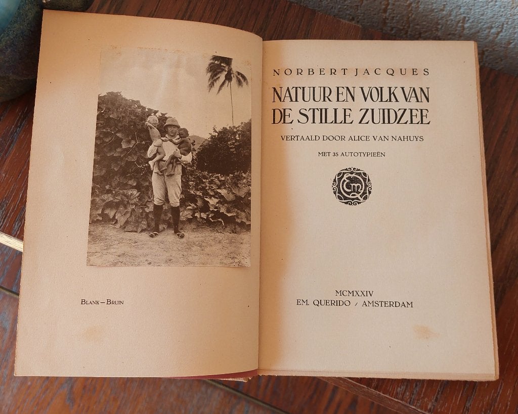 Natuur en Volk van de Stille Zuidzee 1924, Boeken, Ophalen of Verzenden, Gelezen, Norbert Jacques, Azië