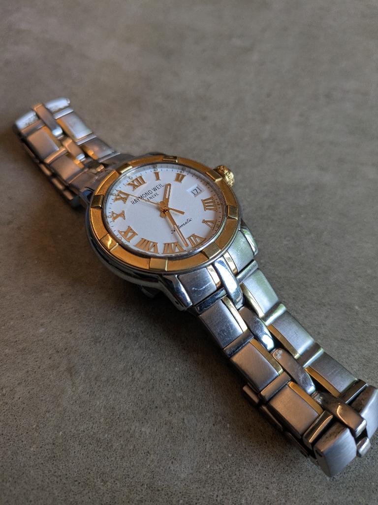 Raymon Weil Parsifal automatic horloge, Overige merken, Staal, Gebruikt, Polshorloge