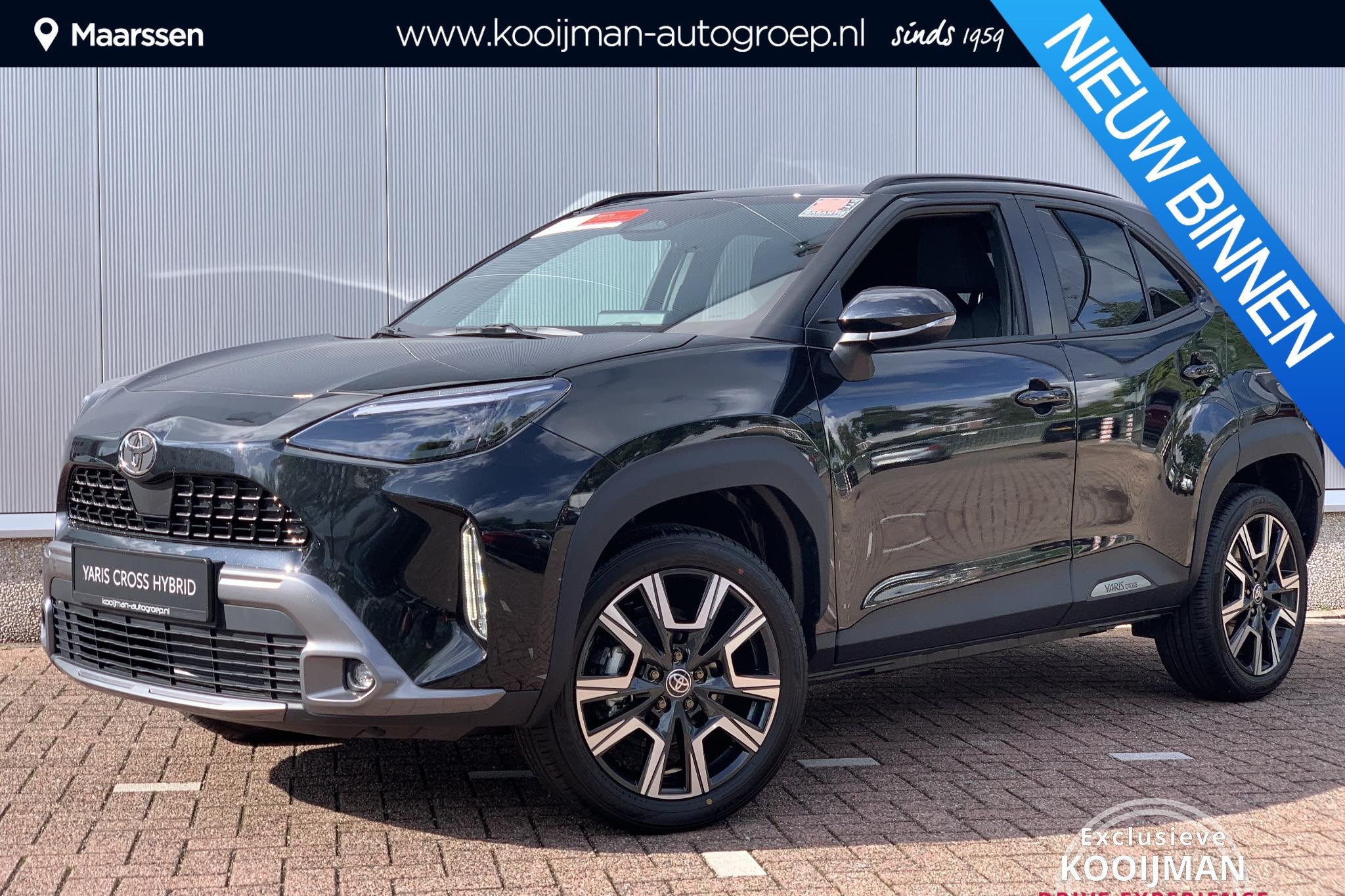 Toyota Yaris Cross 1.5 Hybrid 130 Executive / NU €2.500 In, 1195 kg, Zwart, 1490 cc, Bedrijf