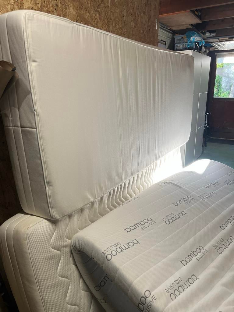 2x IKEA Sultan matrassen + zachte HR 55 Split Topper, Ophalen, Gebruikt, Tweepersoons, Matras