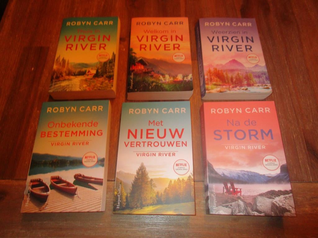 6 boeken Robyn Carr Virgin River in 1 koop, Ophalen of Verzenden, Gelezen, Robyn Carr