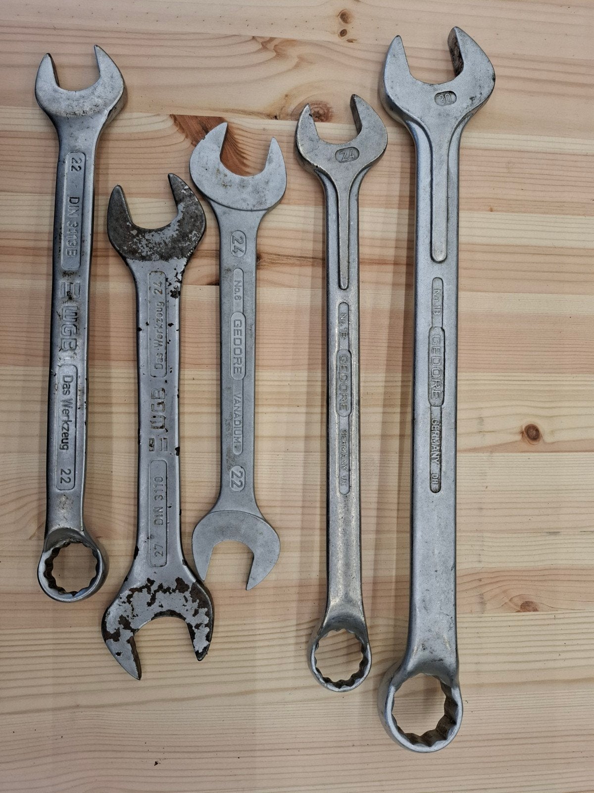 Te koop div sleutels, Ophalen, Gebruikt, Gereedschapsset, Gedore