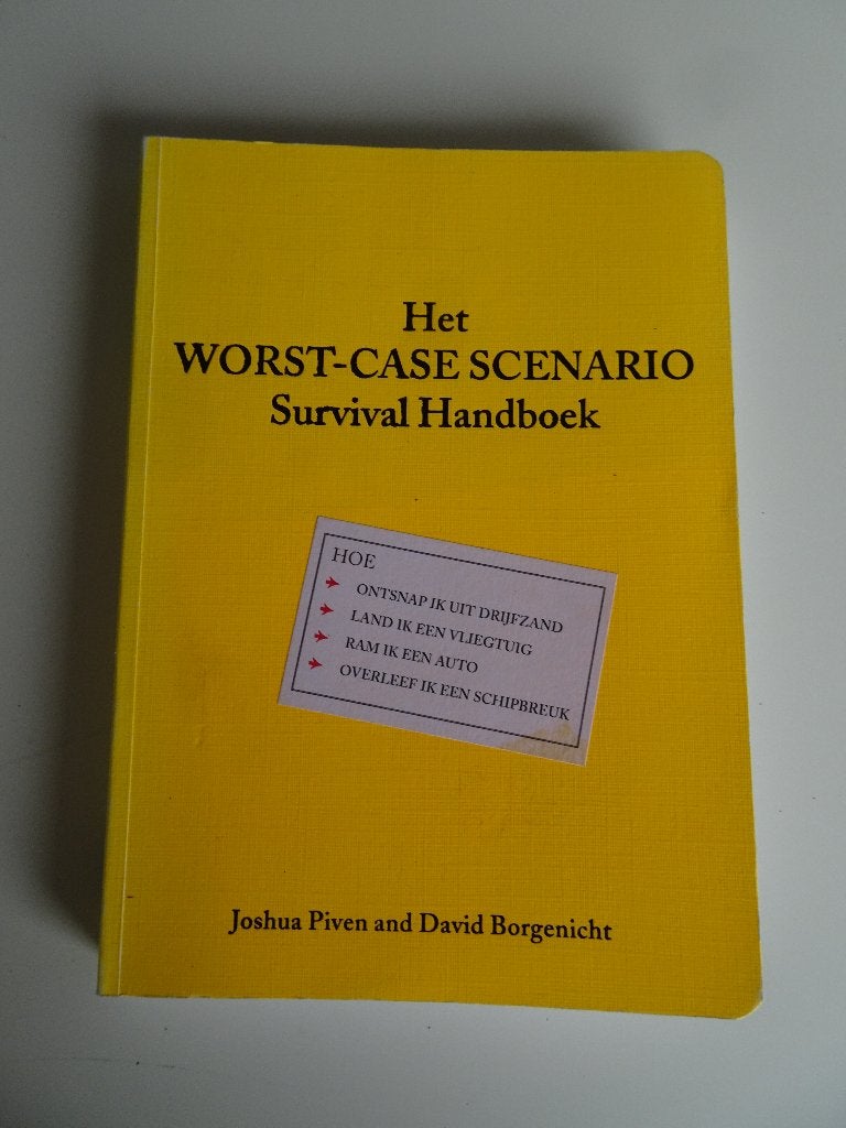 Het worst-case scenario survival handboek, Boeken, Ophalen of Verzenden, Gelezen, Dvid borgennicht