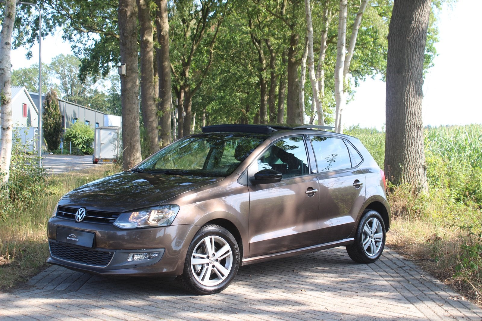 Volkswagen Polo 1.2 5drs Bruin Pano/Cruise/stoelverm, Voorwielaandrijving, Stof, Zwart, 4 cilinders