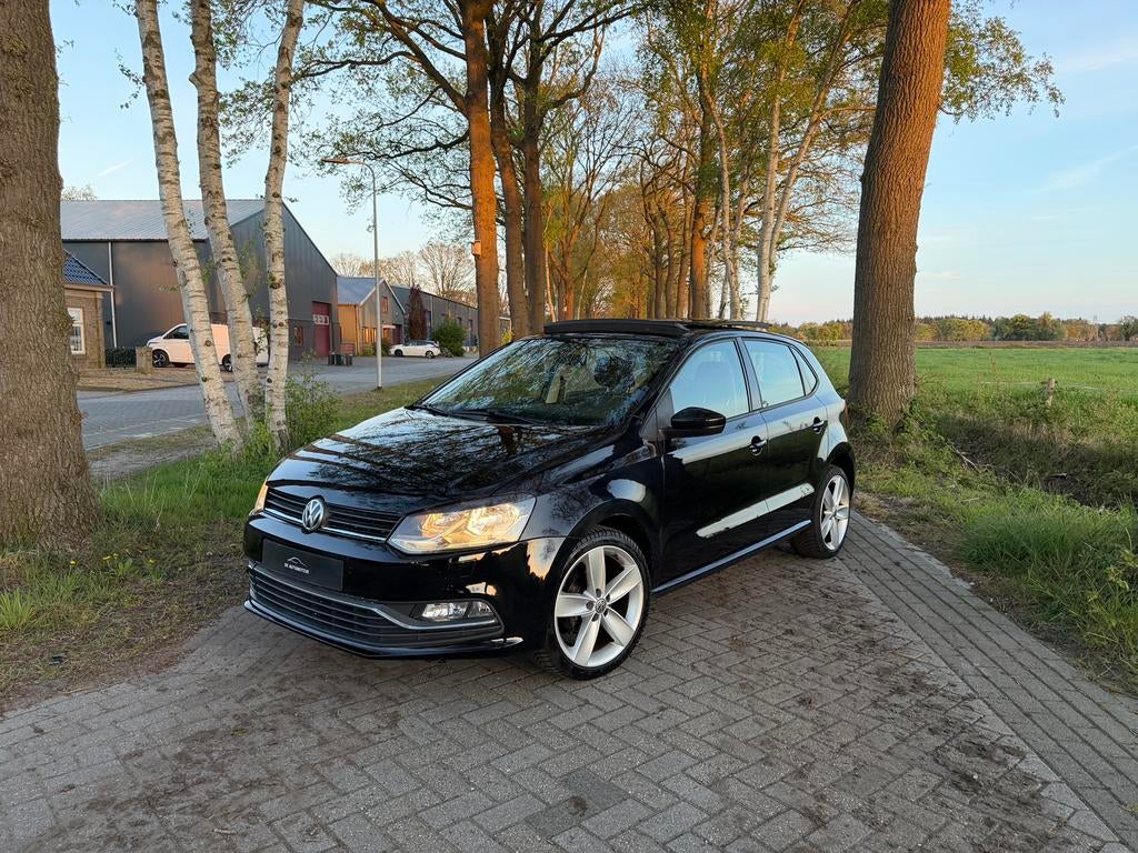 Volkswagen Polo Zwart 5DRS Panoramadak/Cruise/Stoel verwm, Voorwielaandrijving, Stof, Zwart, 60 pk