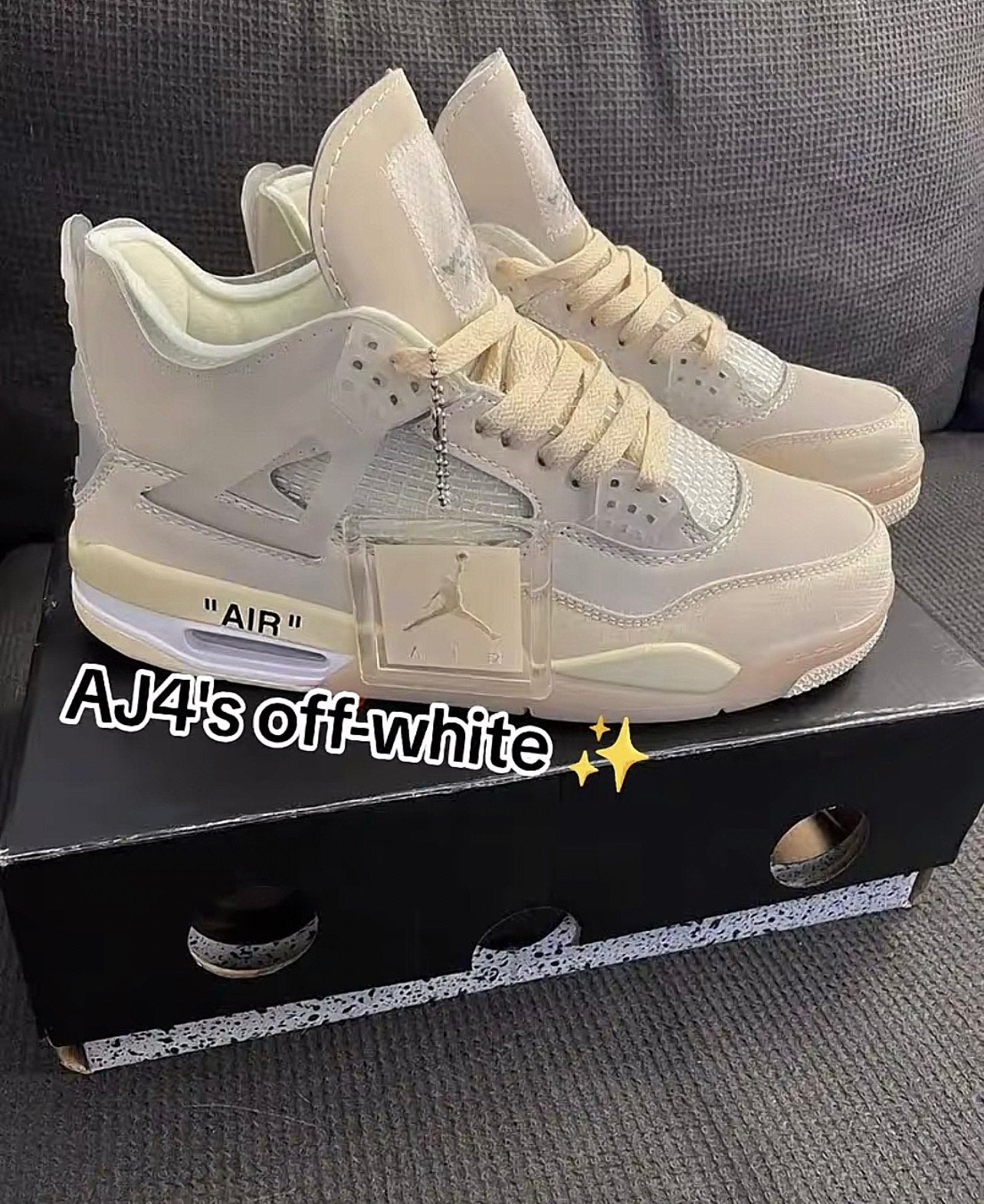 Jordan 4 off white, Kleding | Heren, Overige kleuren, Overige typen, Nieuw, Ophalen of Verzenden