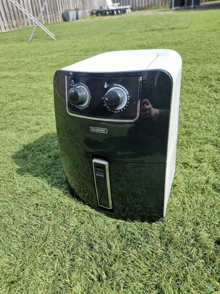 Bourgini Airfryer - Wit/Zwart - 1300W, Ophalen, Gebruikt, Airfryer, 750 t/m 999 gram