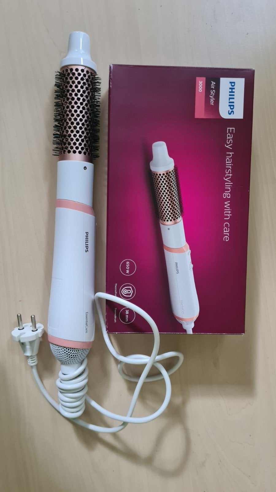 Philips Brosse Soufflante Styler ad aria 3000 HP8660, Ophalen of Verzenden, Zo goed als nieuw, Föhn of Haardroger