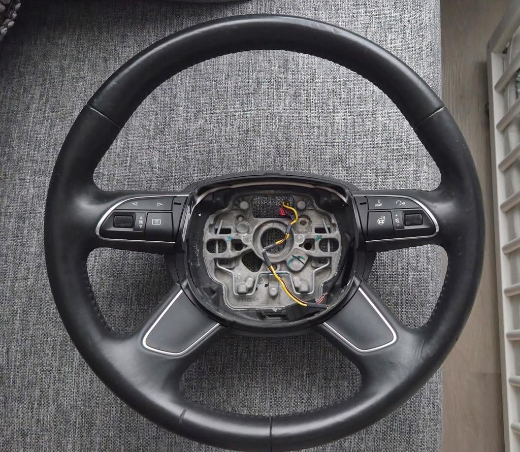 Multifunctionele Stuurwiel audi a6/a5/a4 zwart/leder, Auto-onderdelen, Ophalen of Verzenden, Audi