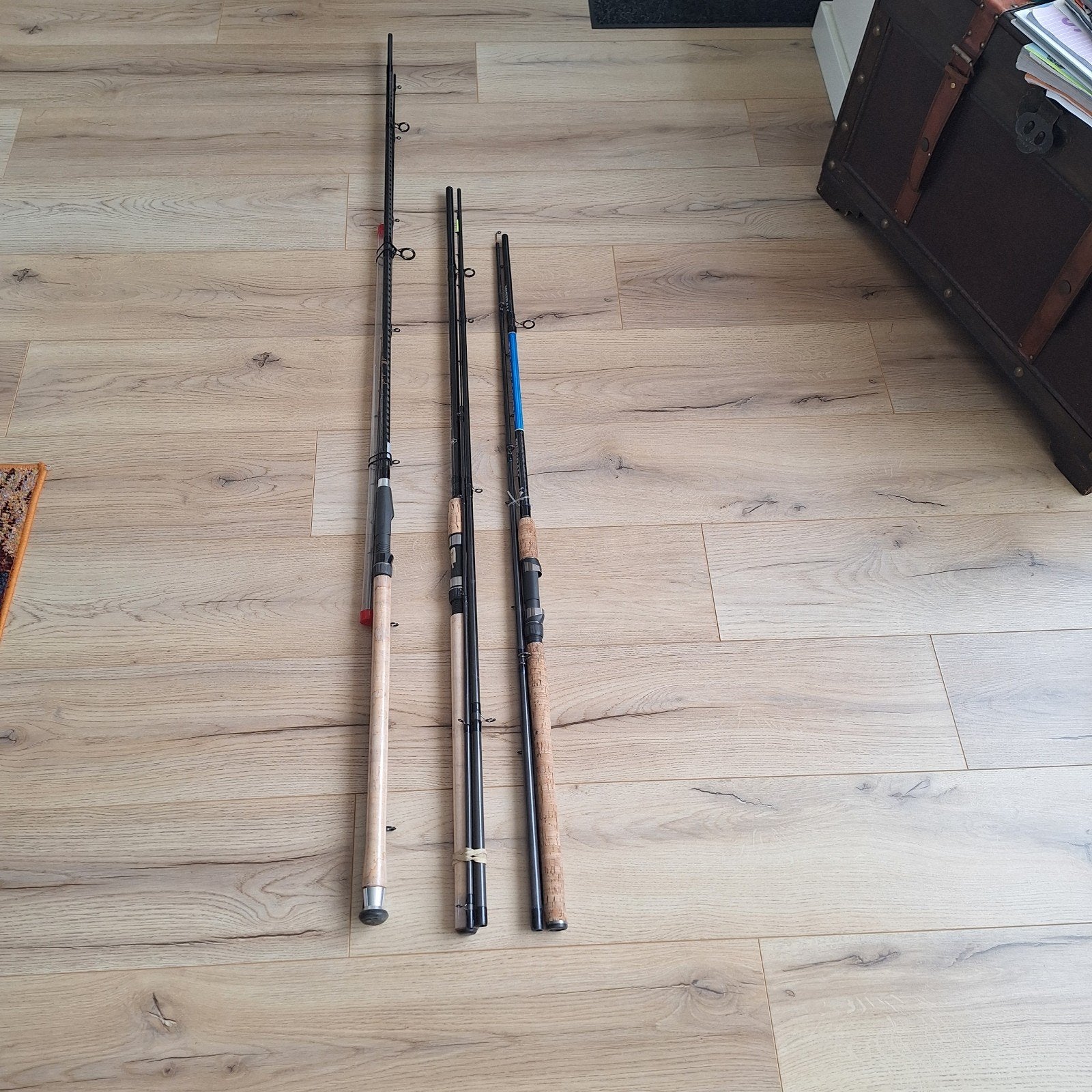3 nieuwe feederhengels zie foto's, Ophalen, Nieuw, Werphengel