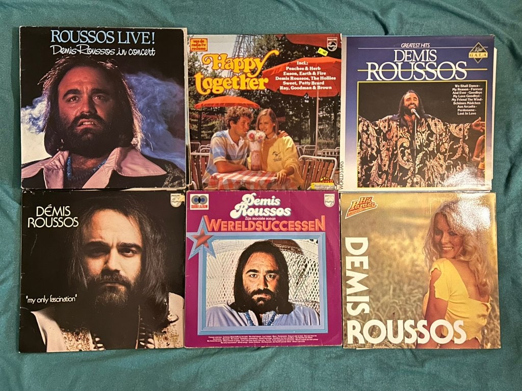14 LP's Demis Roussos (ook per stuk te koop, Cd's en Dvd's, Vinyl | Pop, LP, Gebruikt, Pop, Ophalen of Verzenden